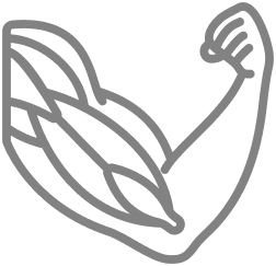 Иконка с рукой, сила, мощь, спорт, фитнес, здоровье, свг, svg