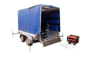 Well testing lab trailer