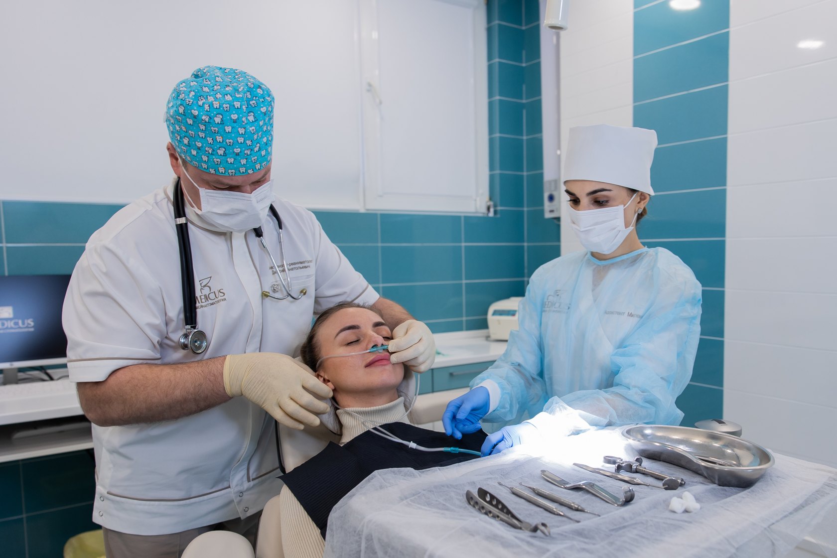 Фотография приёма из архива MEDICUS