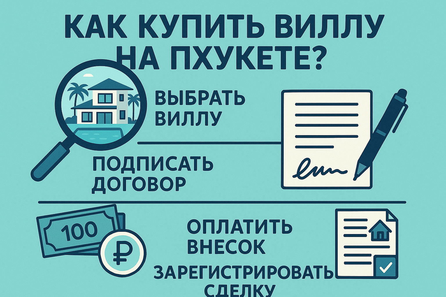 Мечтаете жить у моря в собственном доме с бассейном и пальмами в саду? � Покупка виллы на Пхукете — это не только про комфорт, но и про мудрые инвестиции. С каждым годом спрос на виллы на острове растёт, а предложения в ликвидных районах стремительно разб