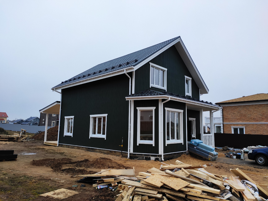 Строим теплые каркасные дома за 2 месяца по Финской технологии в г. Клин с 2004 года.