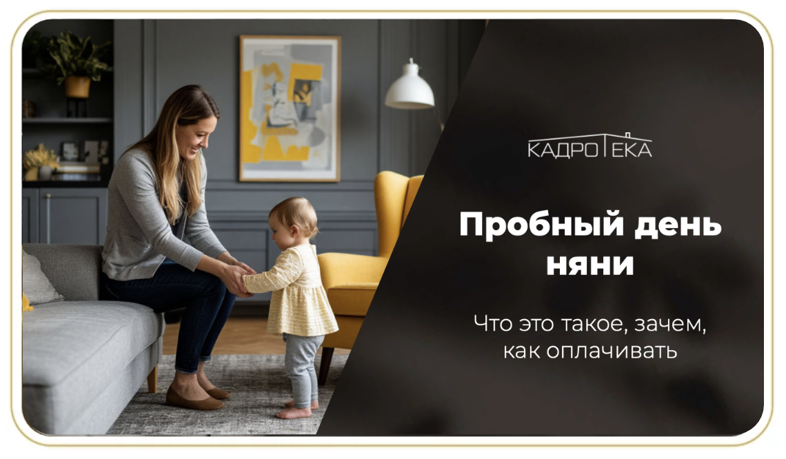 пробный день няни, подбор няни