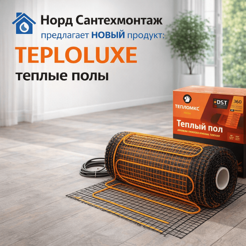 тёплые полы TEPLOLUXE-Норд Сантехмонтаж