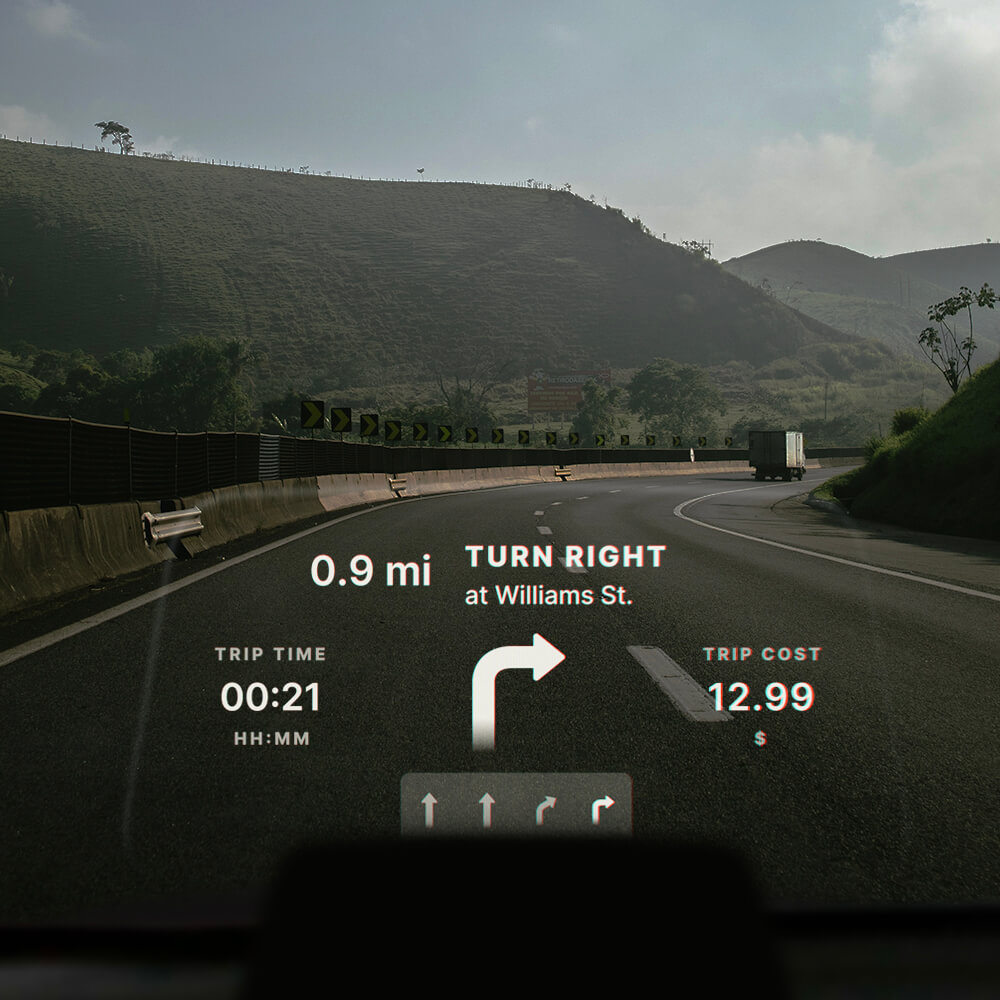 HUDrive™ Smart Display - The Best OBD2 Head Up Display For Any Car