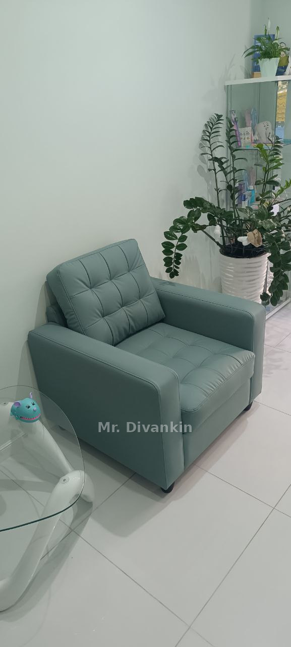 Диван и кресло: после перетяжки — Mr. Divankin