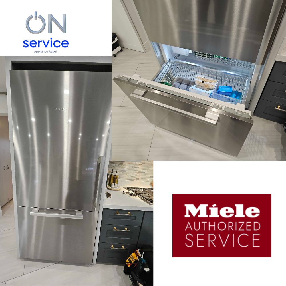 Miele Refrigerator - Freezer authorized repair company in CA: SF Bay Area, Napa County, Solano County, Contra Costa County, Sacramento County, El Dorado County, Placer County