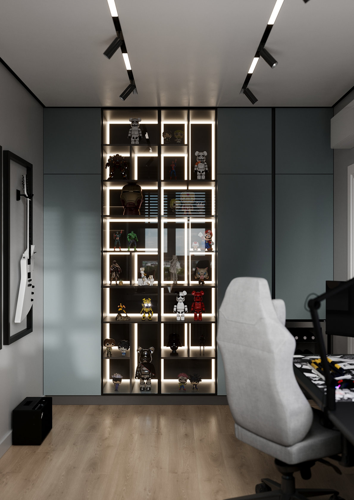 Квартира 80 м² в ЖК Левобережье — интерьер