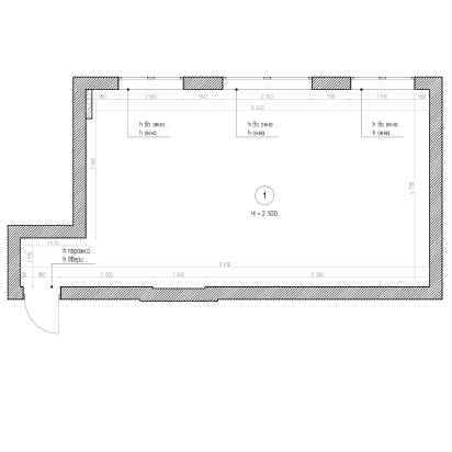 Обмерный план