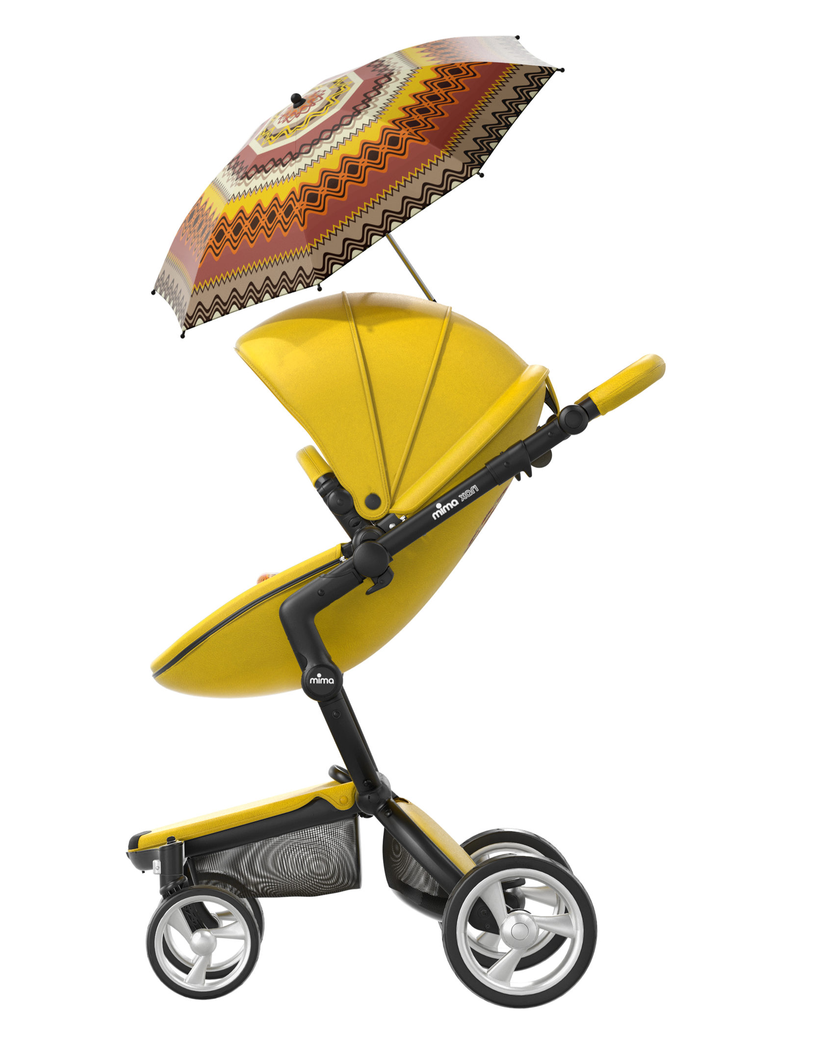 mima stroller yellow