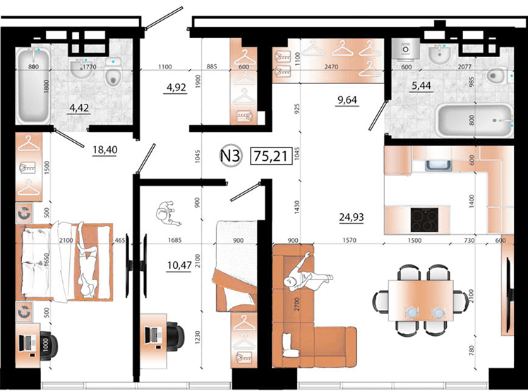 Жилой комплекс «LEGENDA» комфорт-класса, купить квартиру в ЖК Легенда