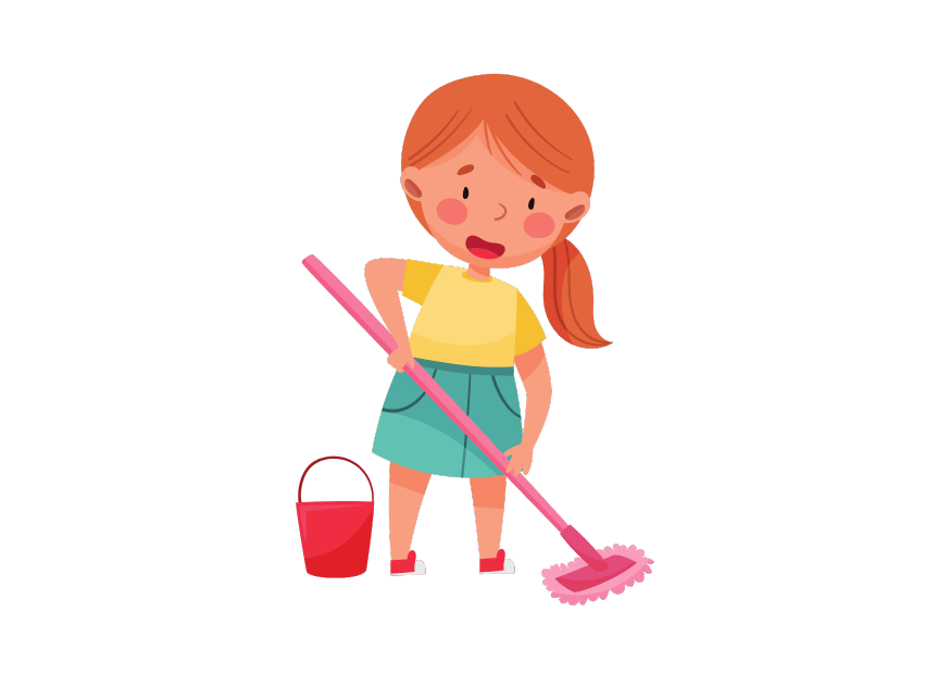 Wash the floor — мыть пол