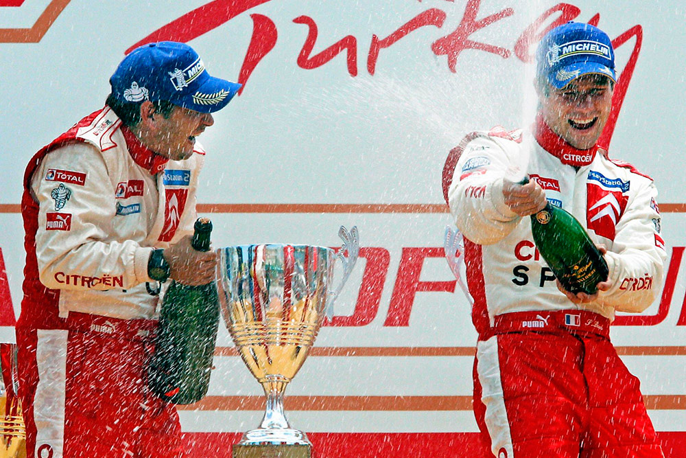 Победители ралли Турция 2005 Себастьен Лёб и Даниэль Элена (Citroën)