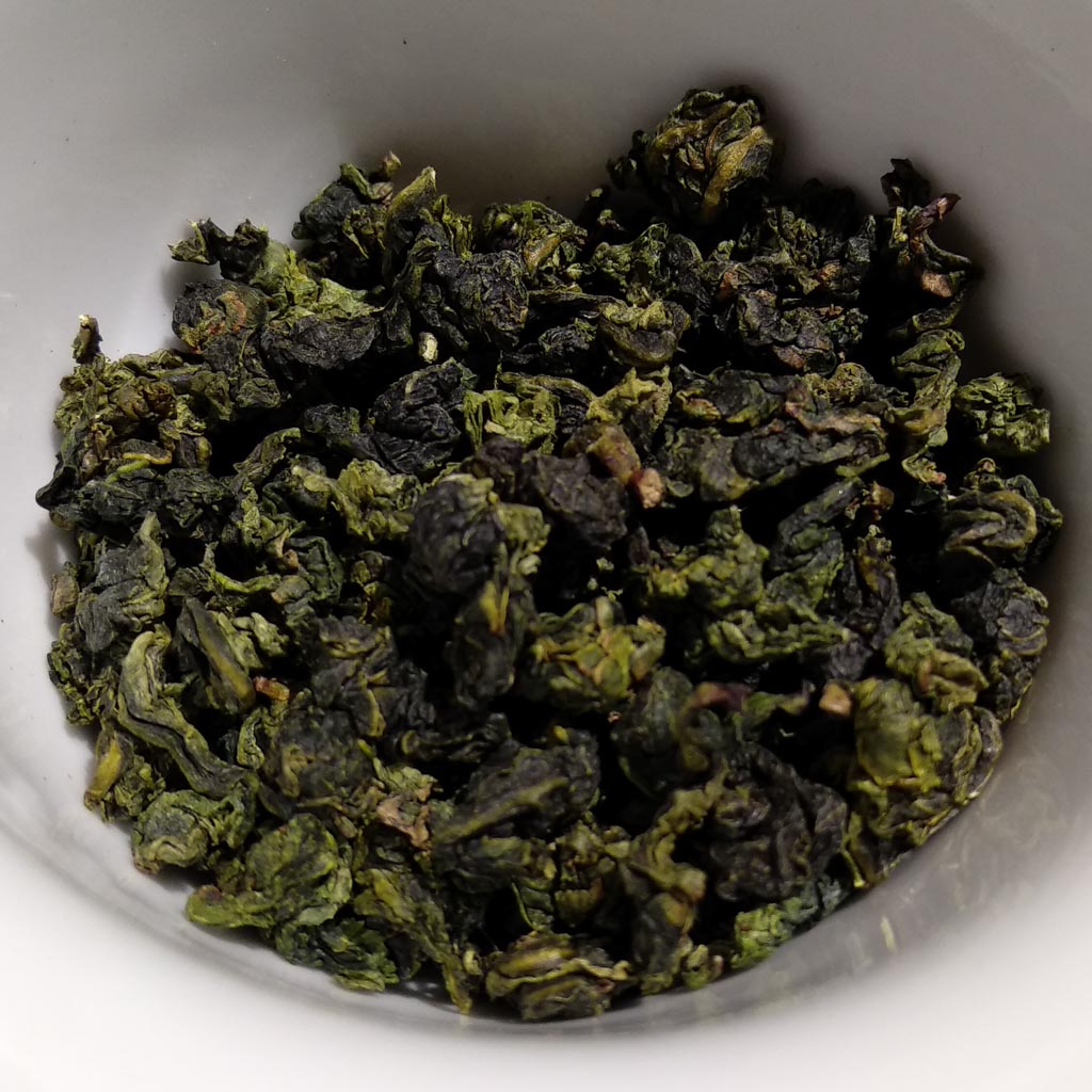 Unfurled floral Tieguanyin leaves