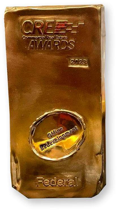 Трофей Золотой кирпич CRE Federal Awards