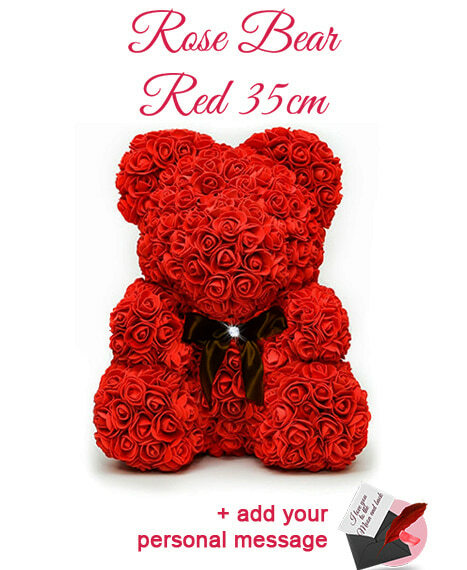 Rose Bear Made Of Red 3d Roses Official Rose Bear Uk Rosebearuk
