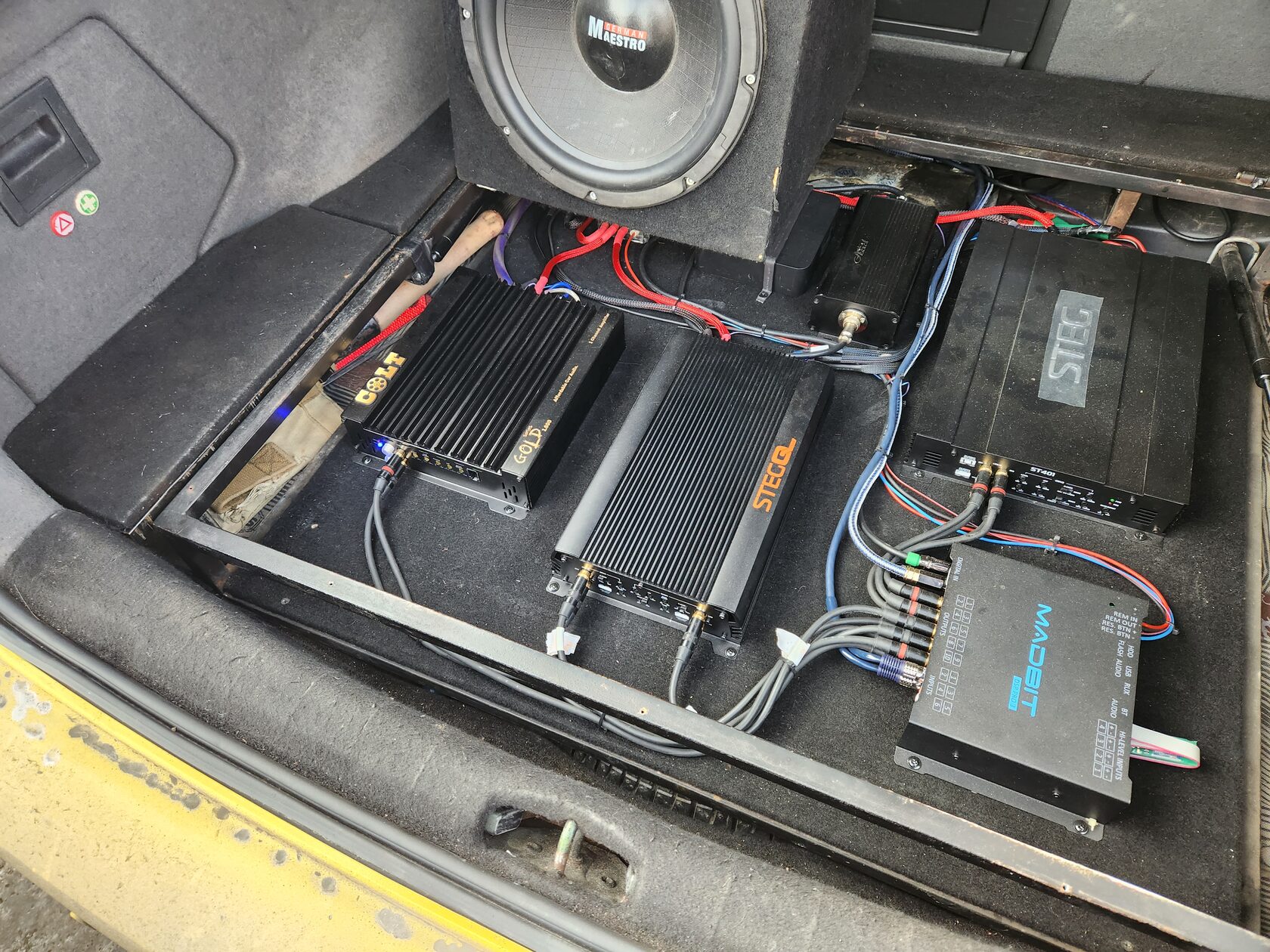 установка автозвука опель