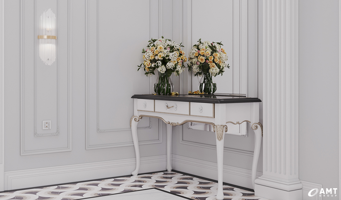 Холл комнаты жениха дома торжеств Prince Palace