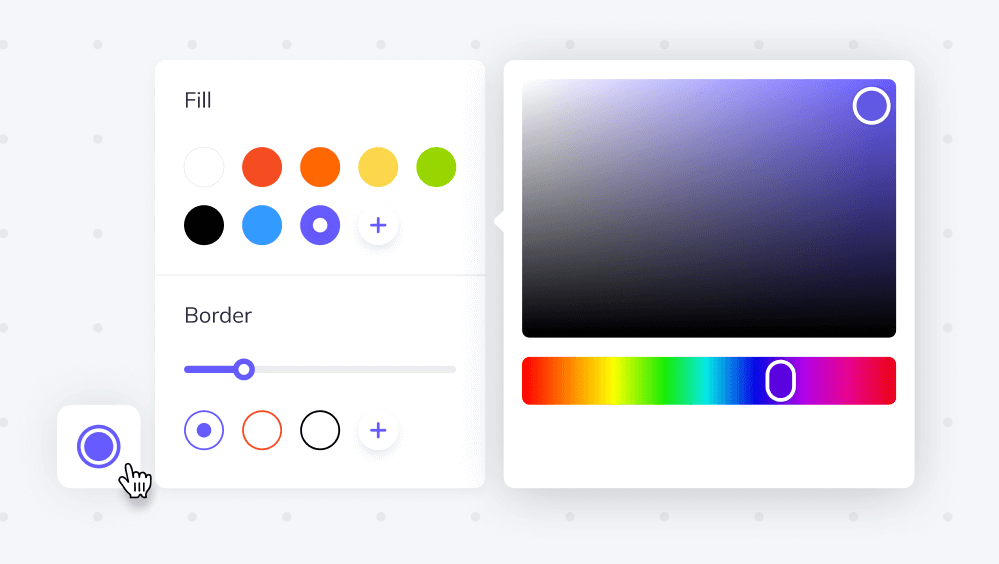 Настройки кисти для виртуальной доски