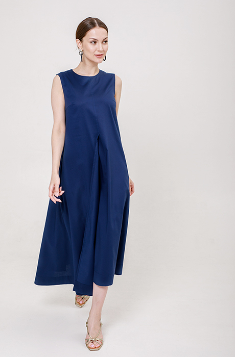 Летнее платье MediS, тёмно-синее