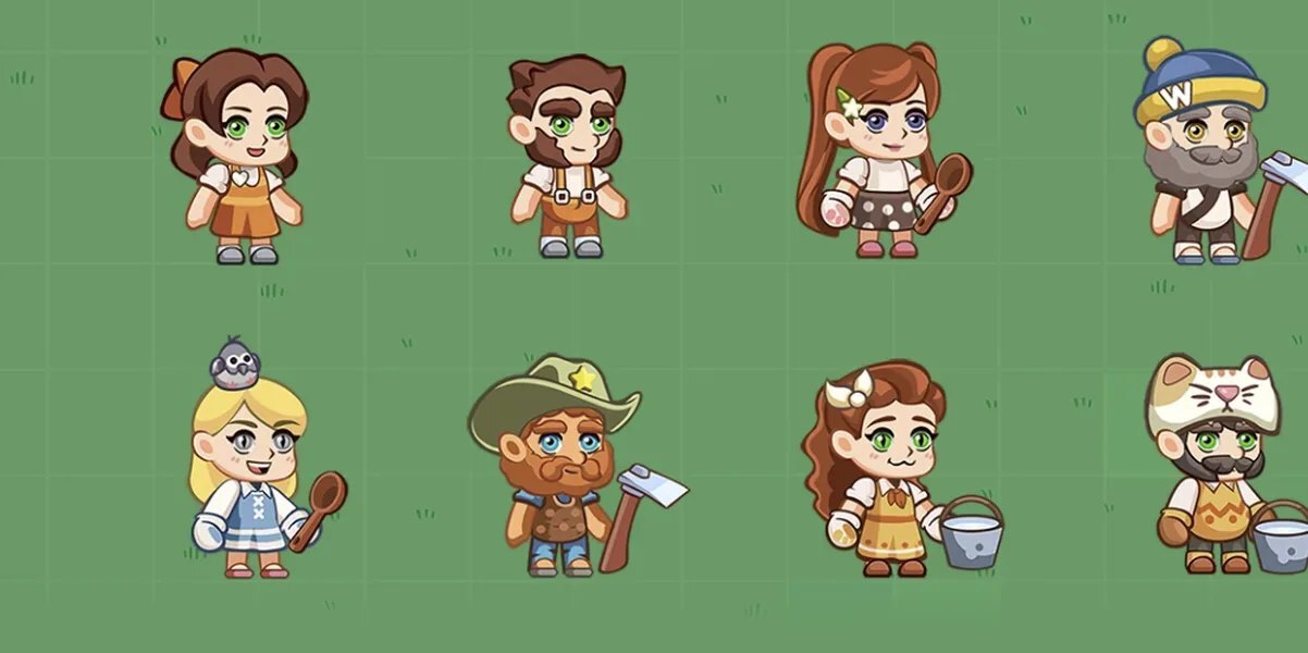 Работа ученика: герои для игры