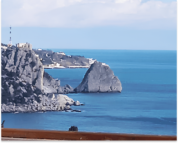 Жилье с видом на море Крым