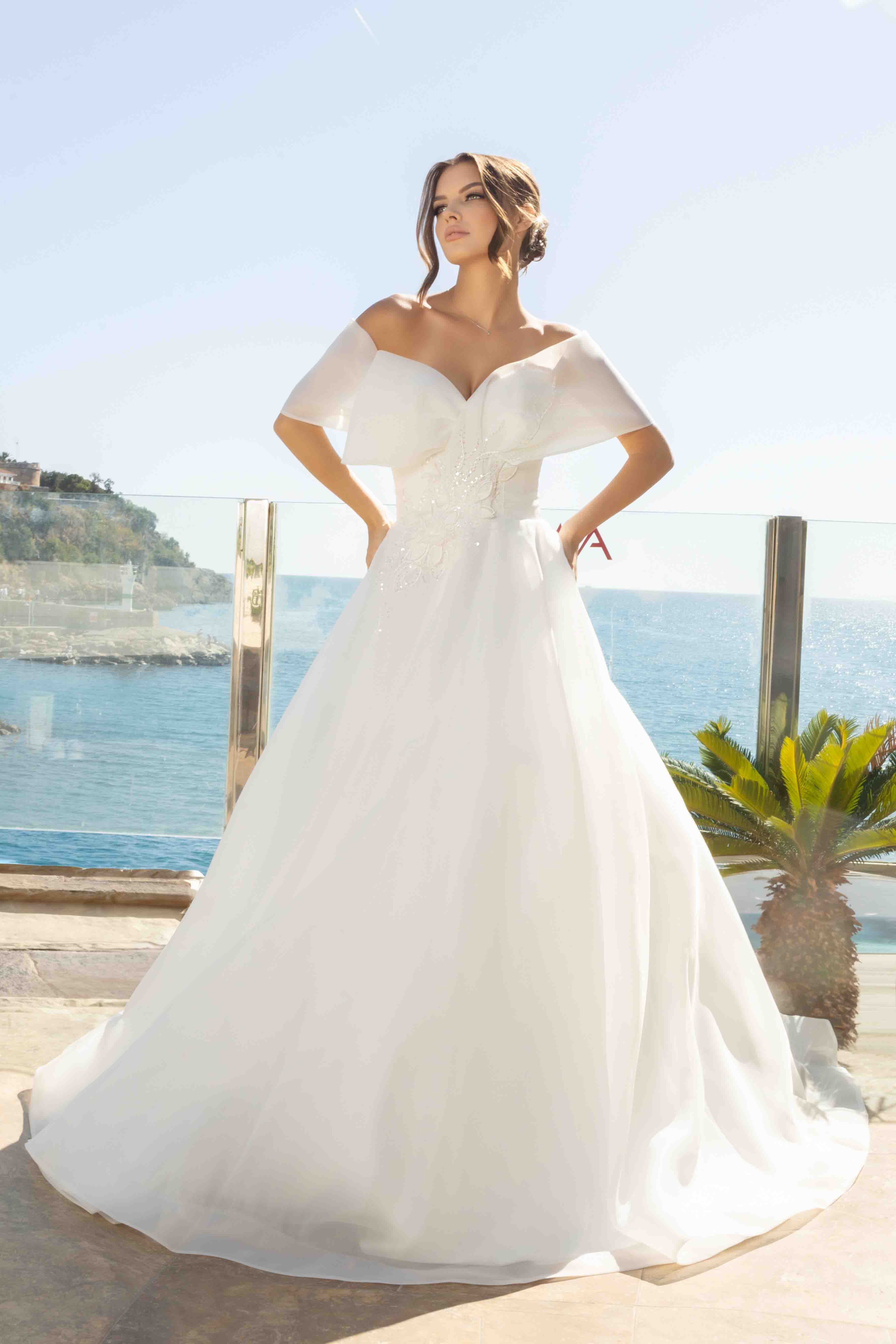 Свадебное платье легкое воздушное