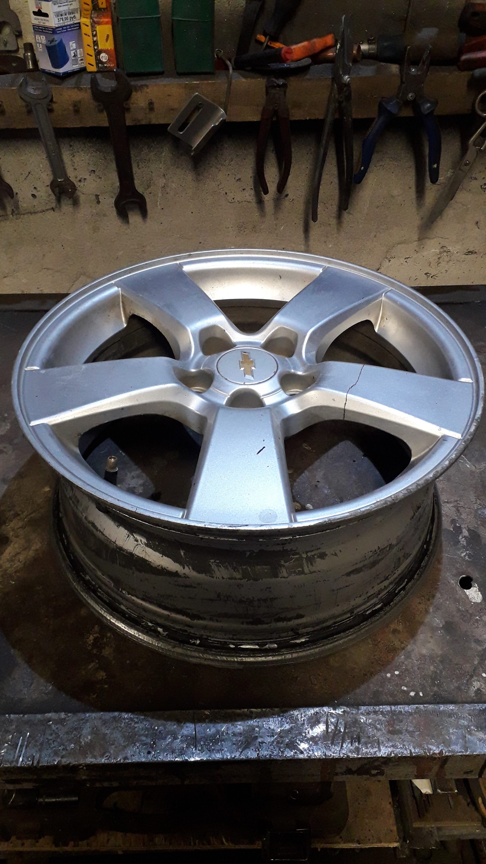 Сварка диска аргон