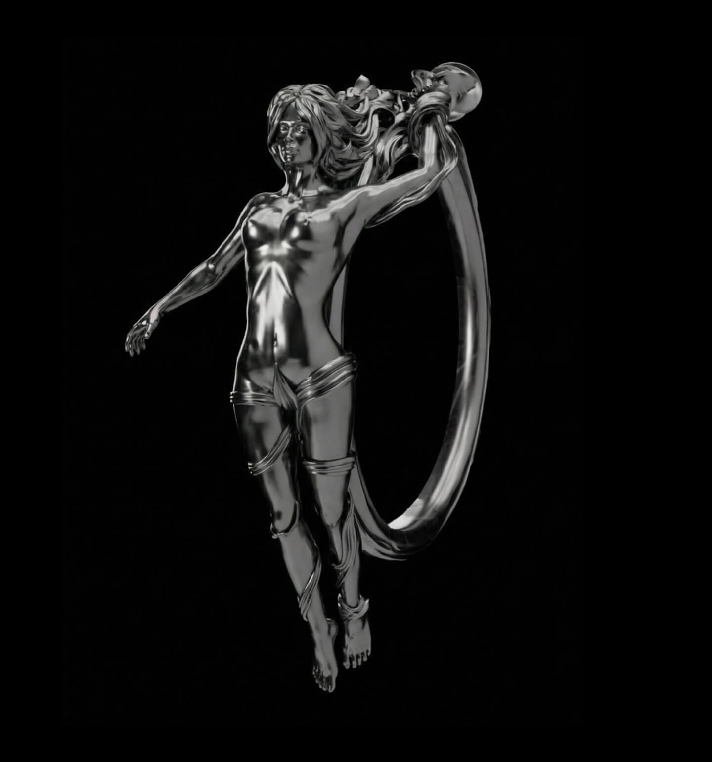 Кольцо Shibari