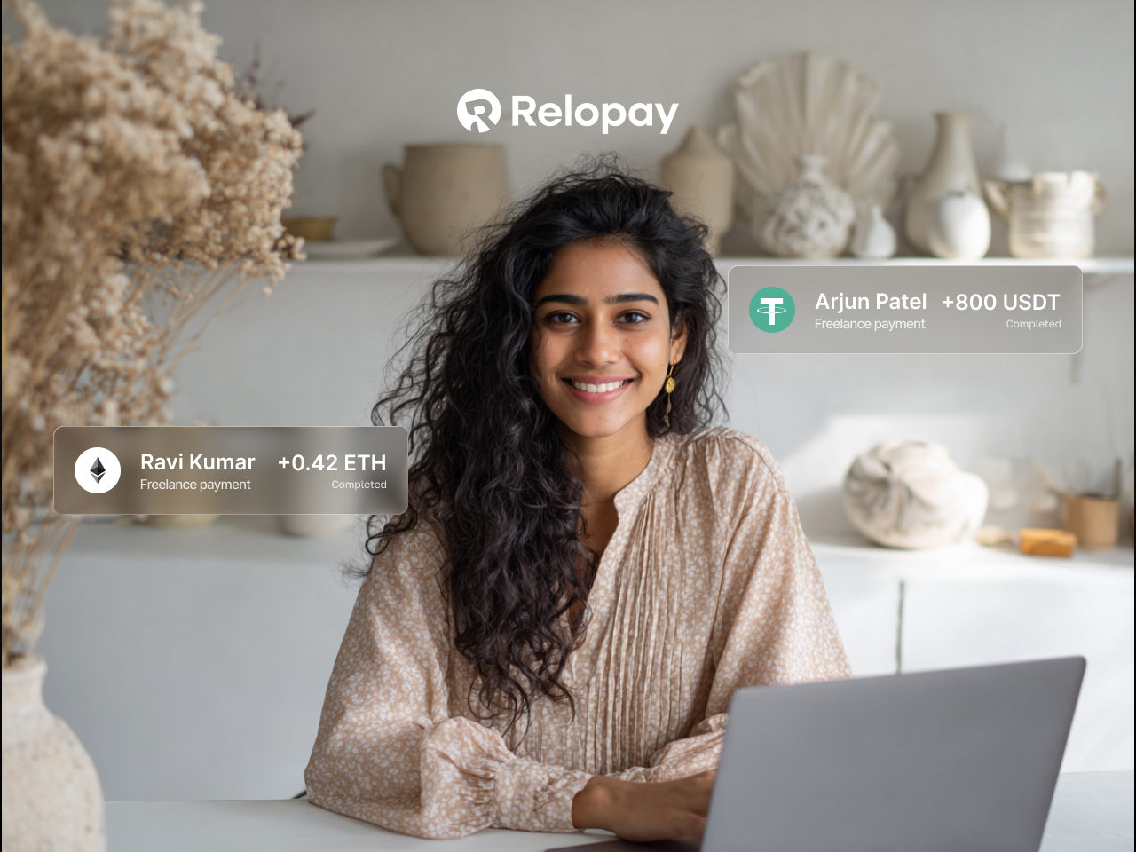 Learn how to get paid in crypto and digital currencies - from freelance work to business payments - with fast, low-fee blockchain payouts and virtual cards in India.