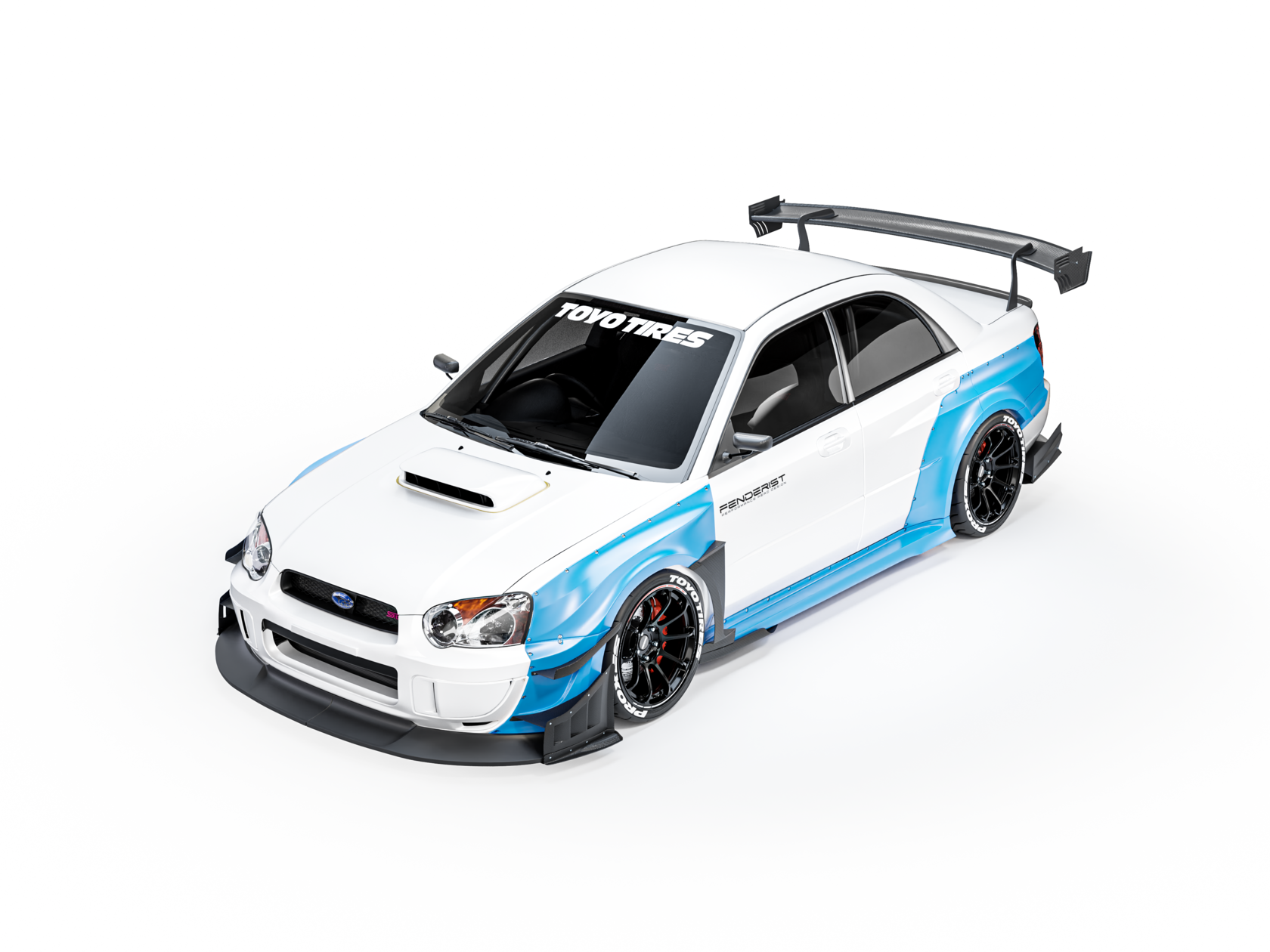 FENDERIST SPEC R Full Set ver 2.0 / WIDE BODY KIT SUBARU IMPREZA