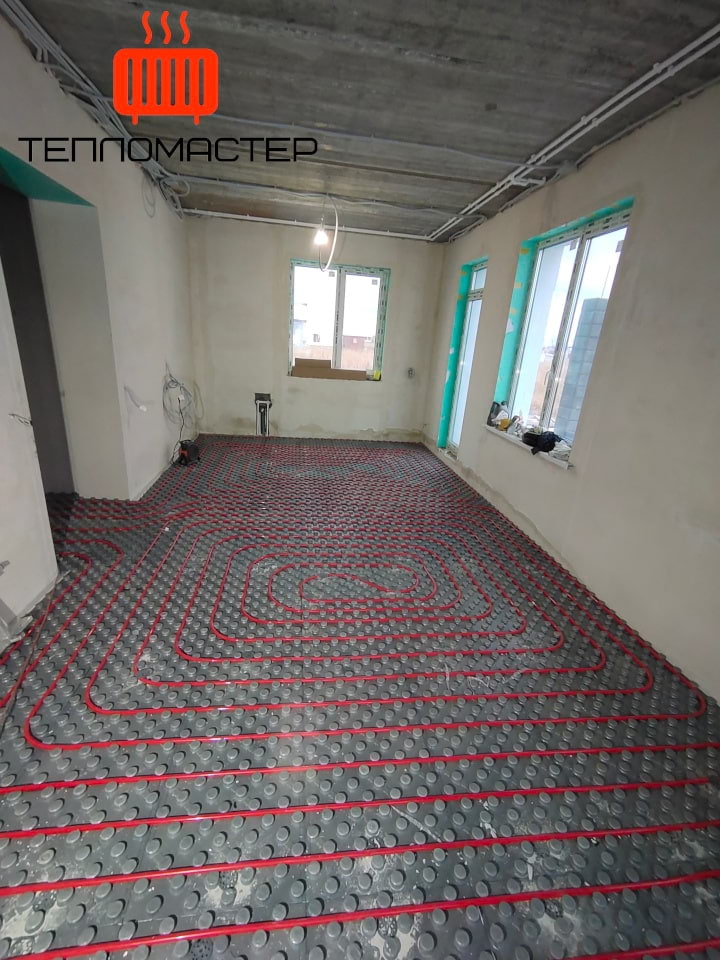 Монтаж теплого водяного пола