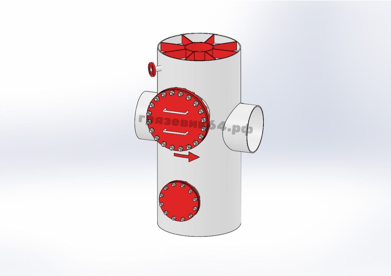 Грязевик вертикальный ТС-568 от завода-изготовителя ПКФ \"ПромАрм\"