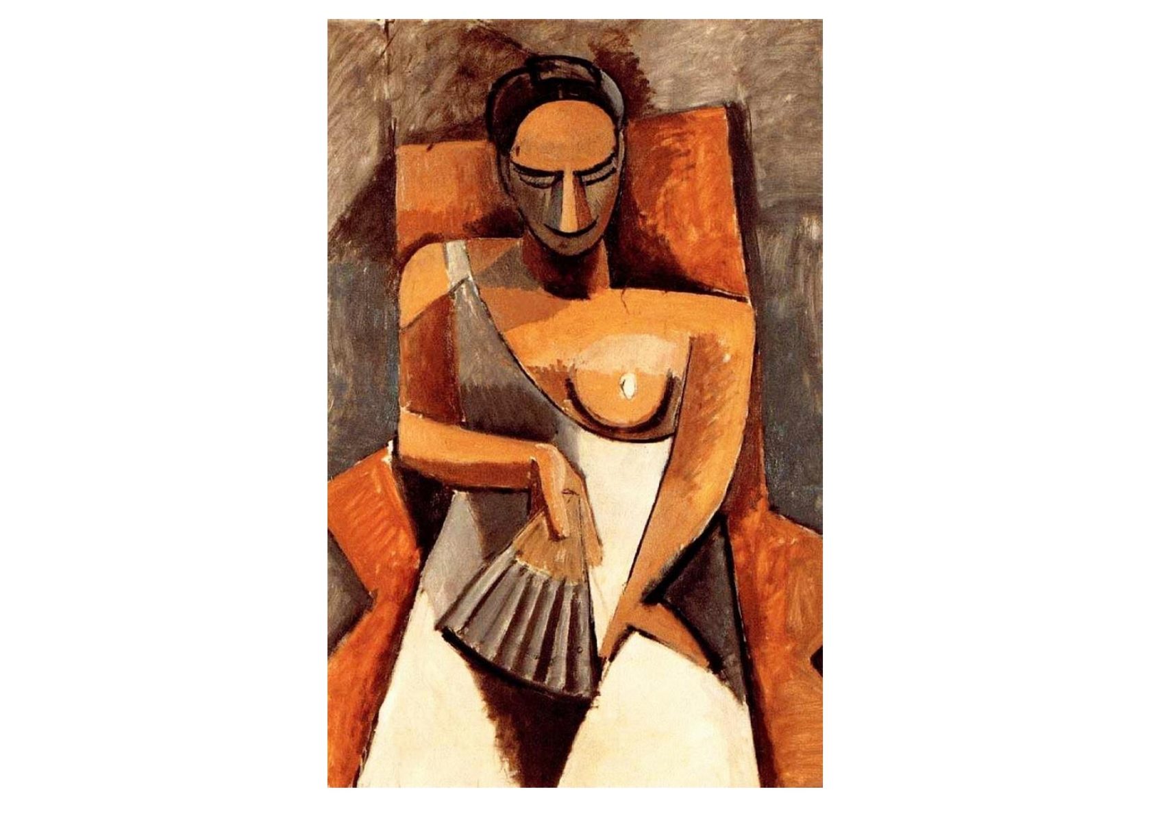 Пабло Пикассо дама с веером