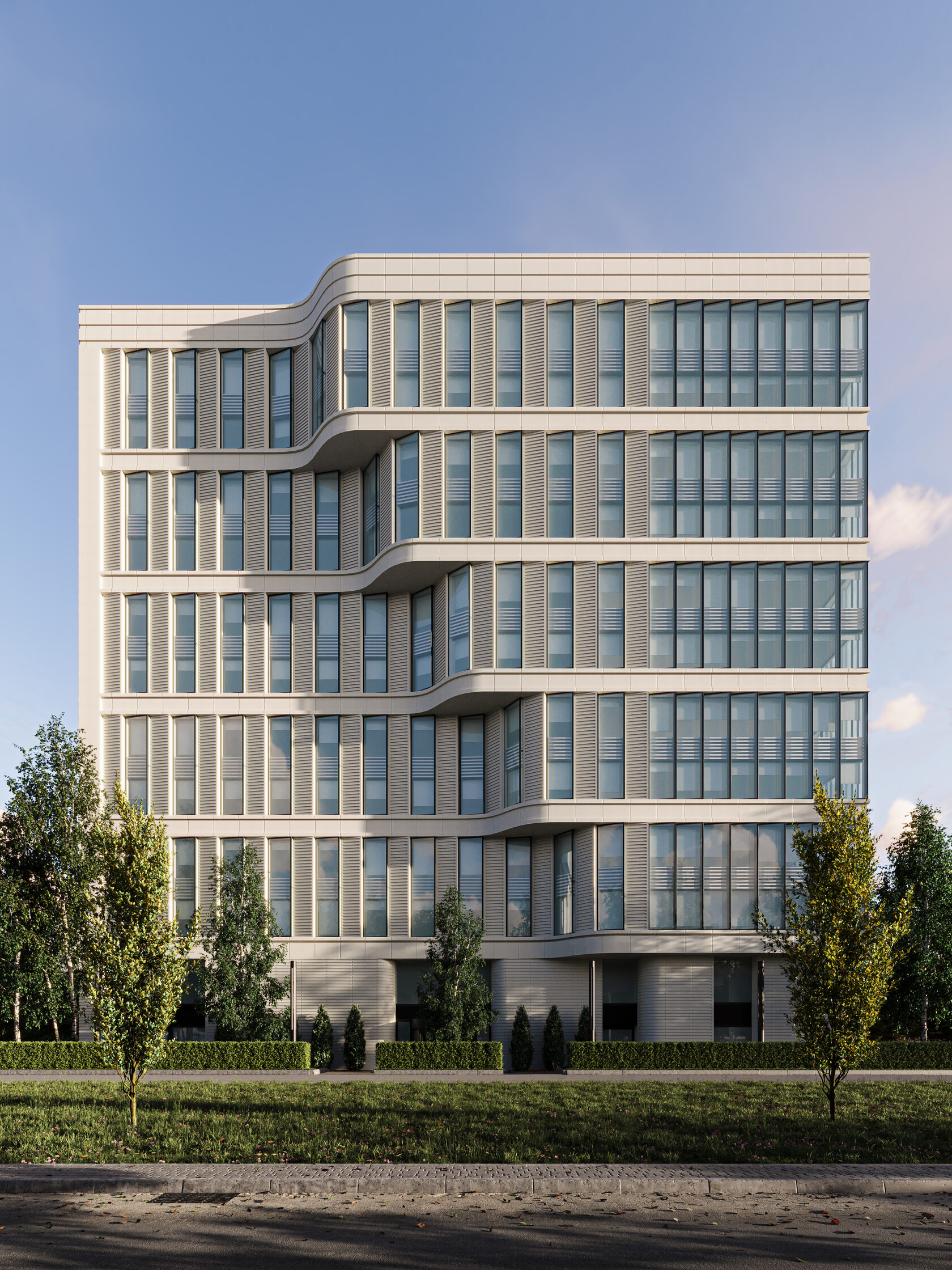 фасадная визуализация 