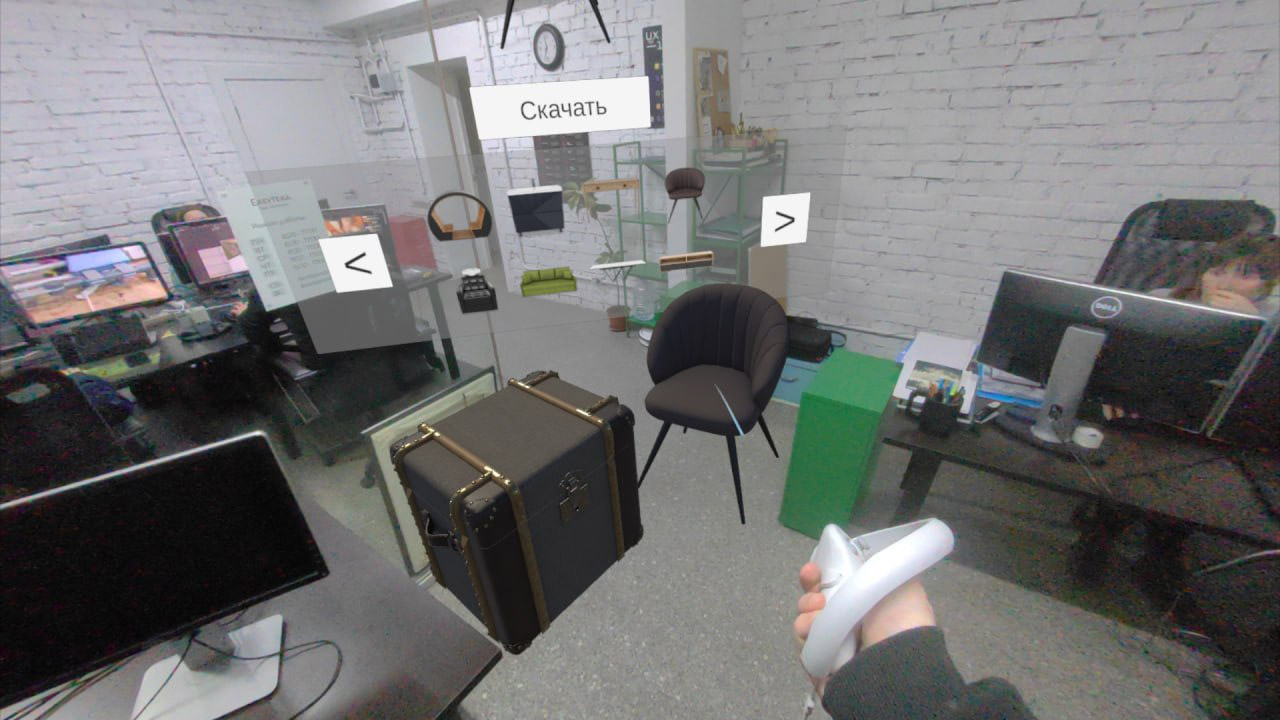 Добавление 3D-моделей в VR