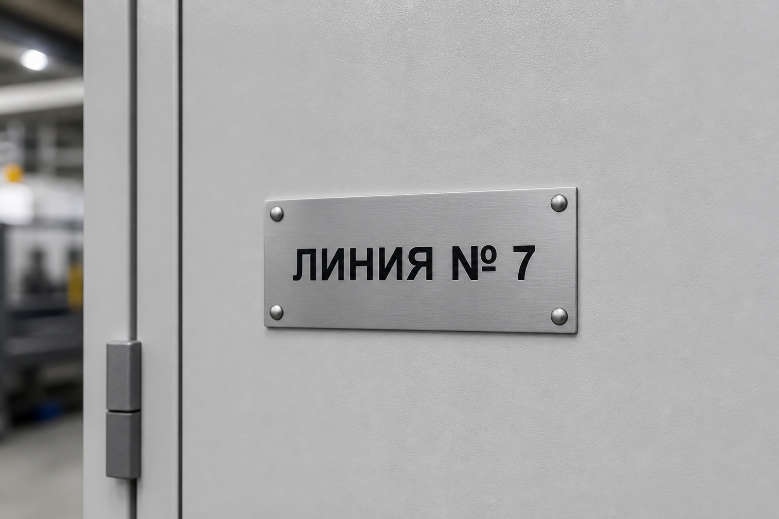 ЛИНИЯ № 7 — техническая маркировка