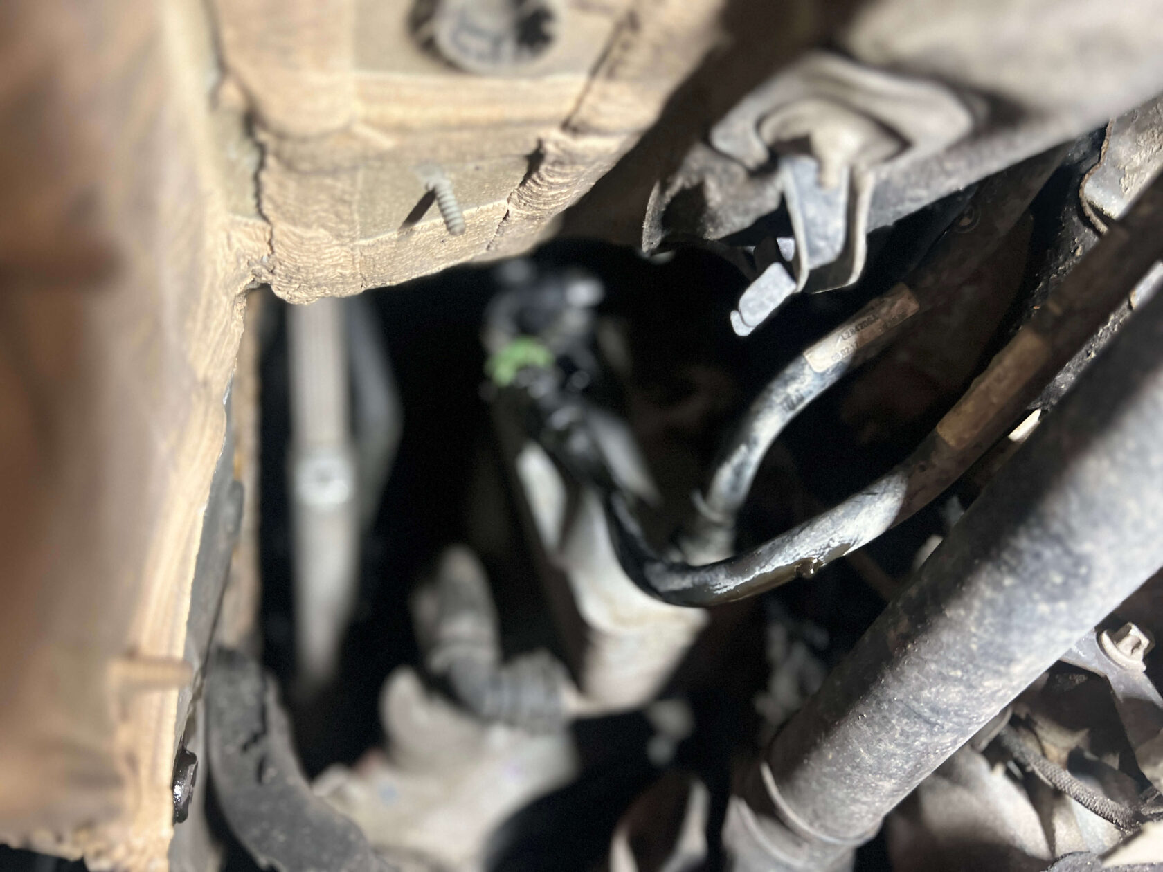 Подключение установки к теплообменнику АКПП BMW