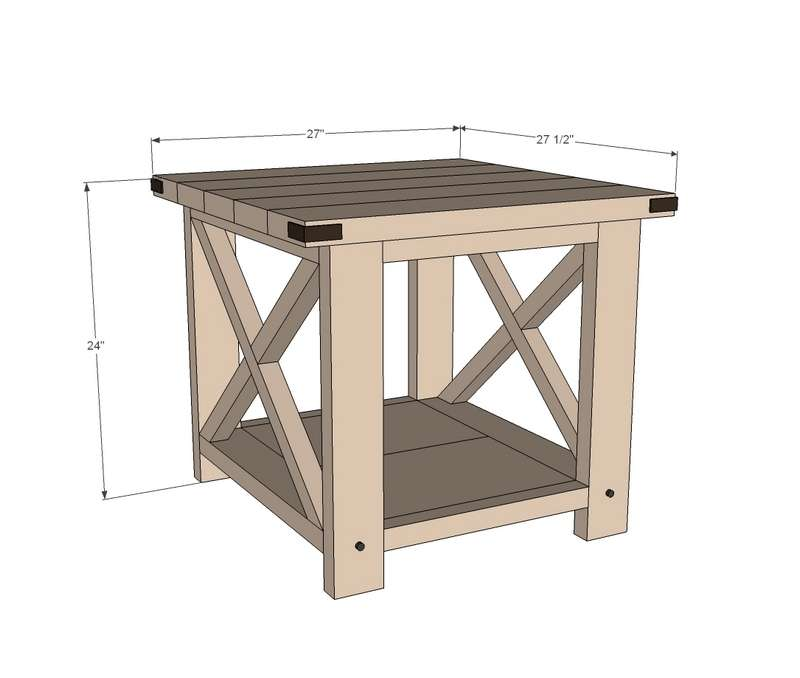 Размер и форма деревянного стола