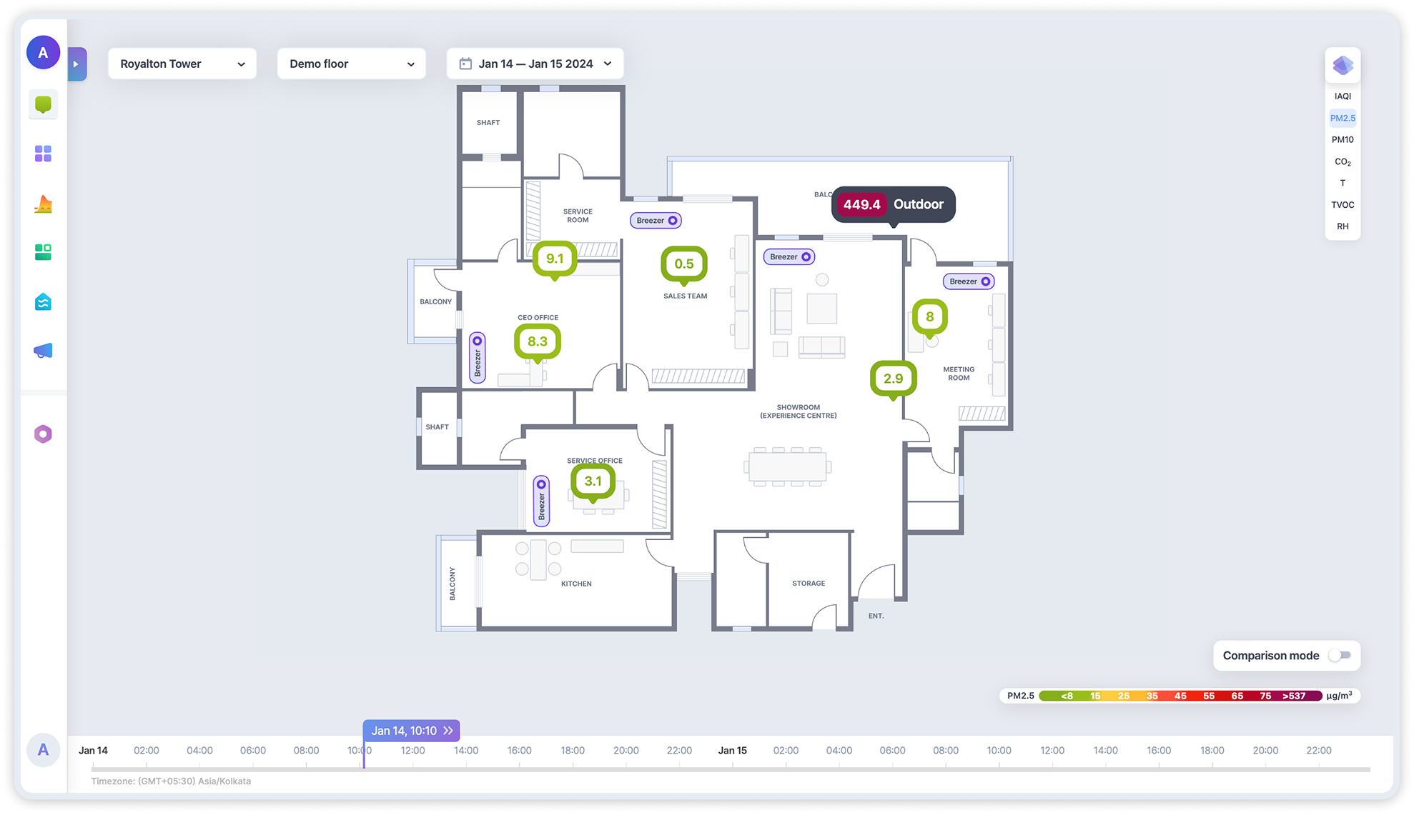 Showcasing Indoor Air Quality Excellence at Airvoice's India Office