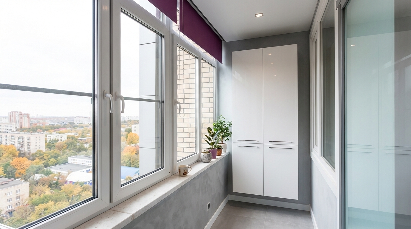 Теплое остекление ПВХ