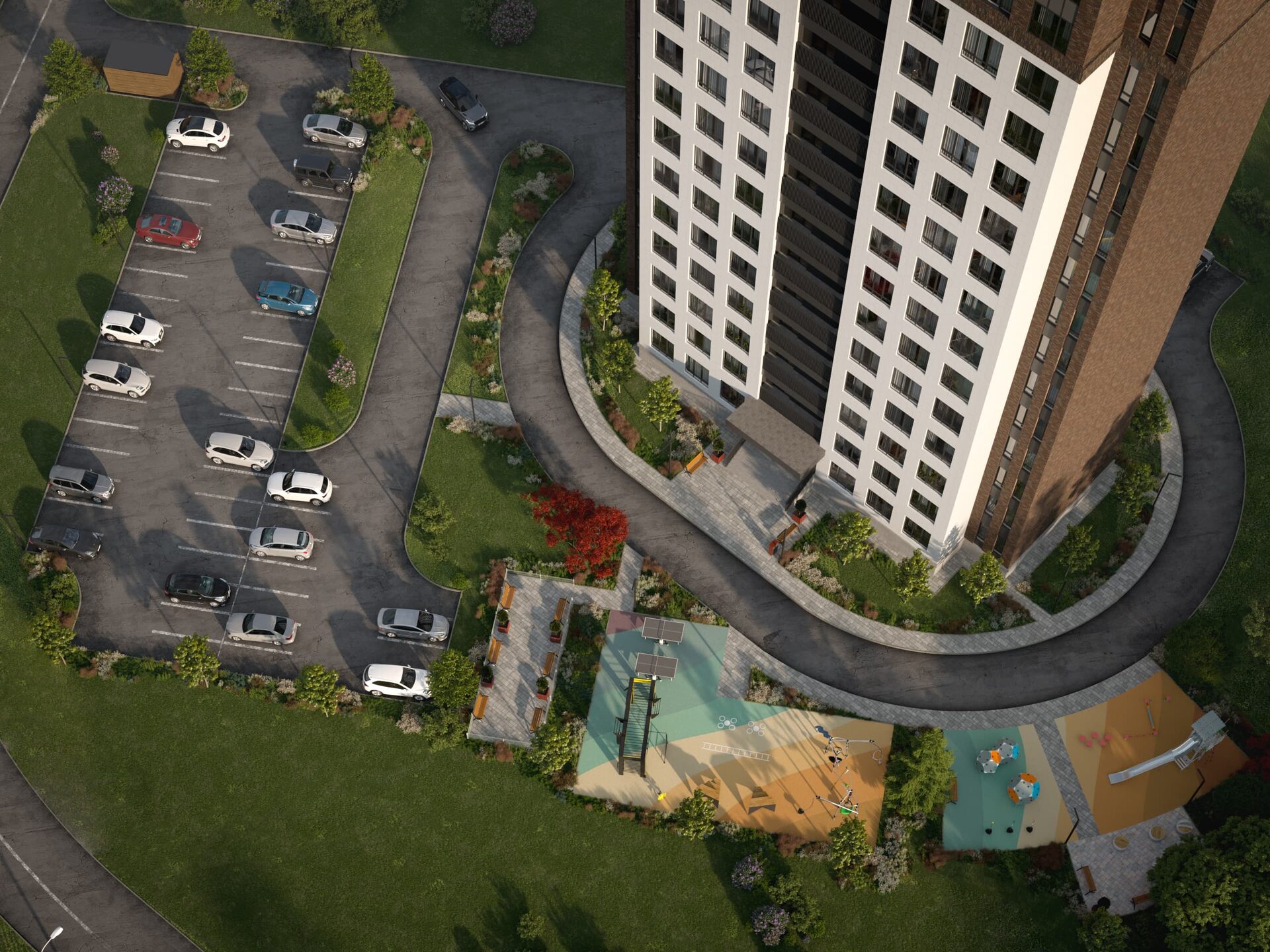UPLAND STUDIO | RESIDENTIAL BUILDING IN ZELENOGRAD