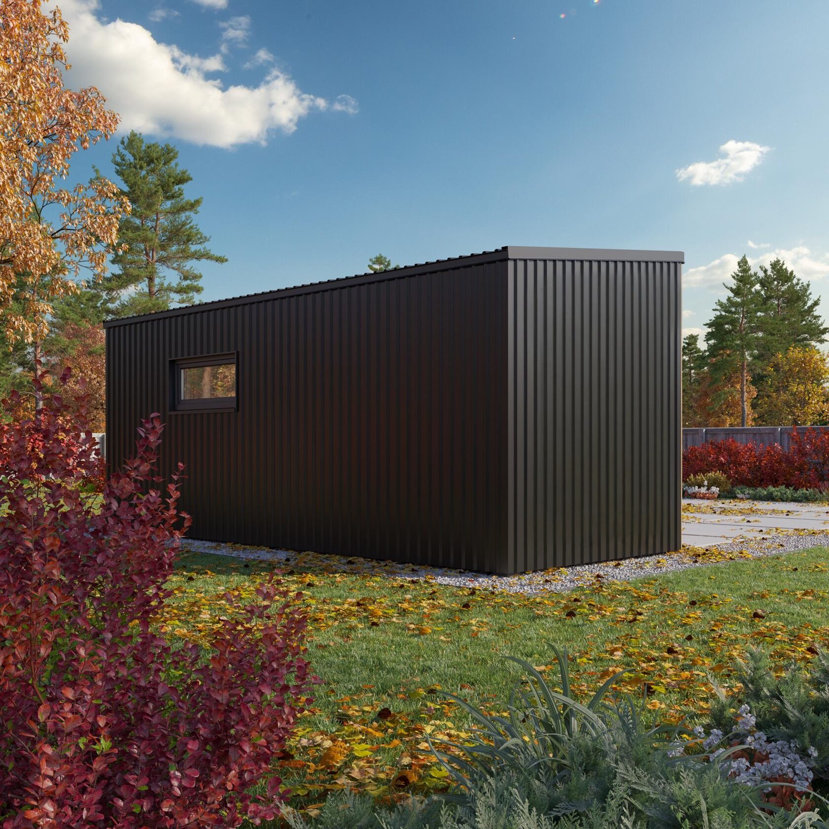 Хозблок 6×2.5м