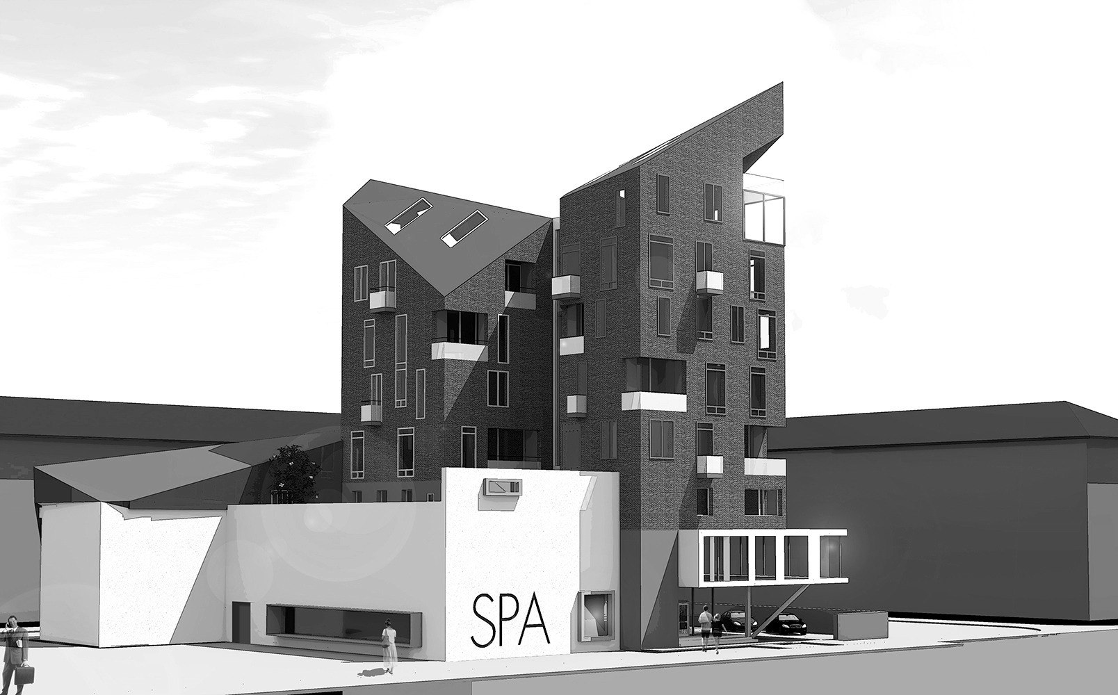 Среднеэтажные и многоэтажные жилые дома