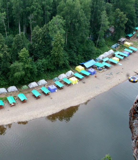 Кемпинг на Чусовой Камень Омутной