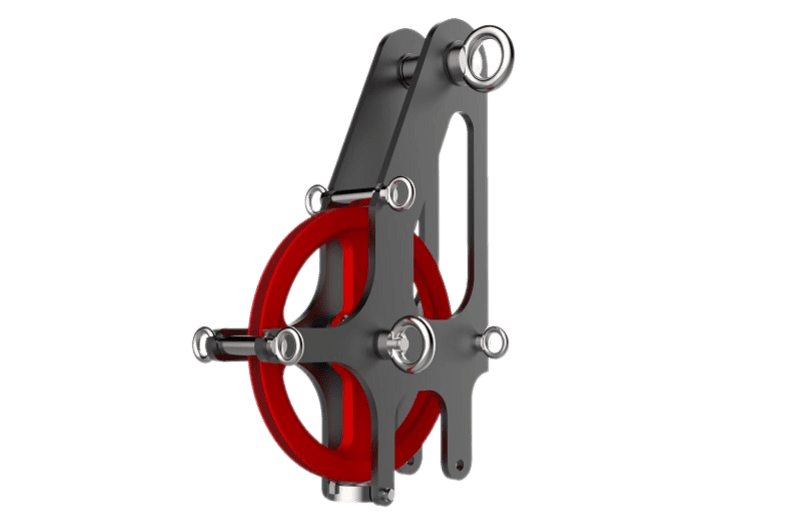 Hay pulley (top sheave)