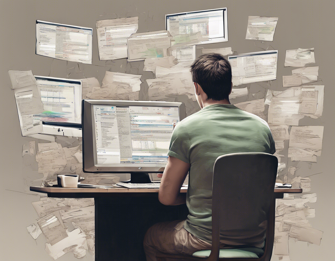 крупный план рук человека, печатающего на ноутбуке, на экране которого отображается SEO аналитика, вокруг заметки и кофе