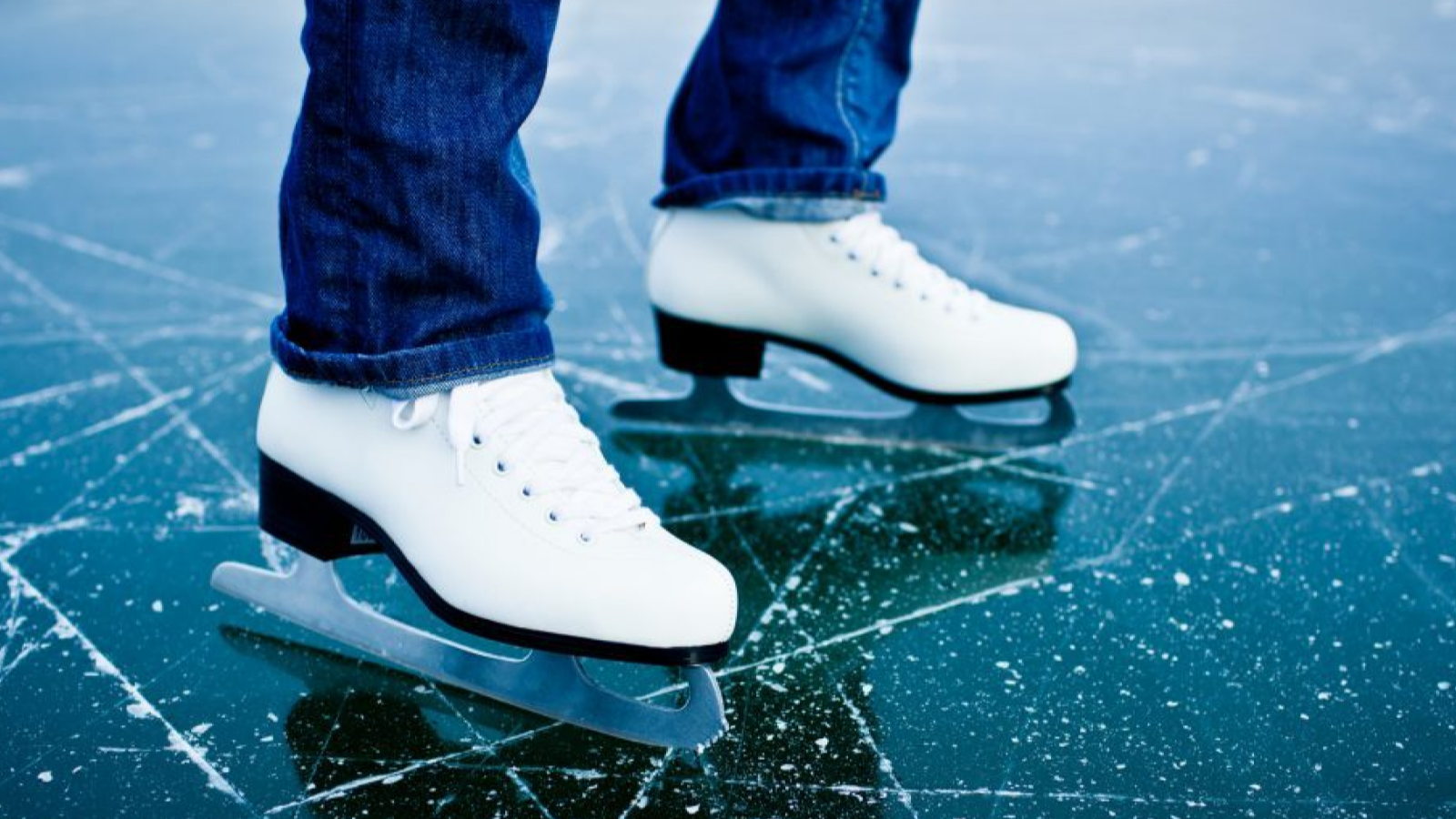 Коньки Ice Skating синие