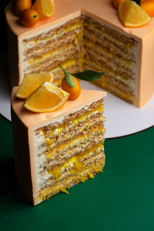 Orange honey cake by Marusya Manko