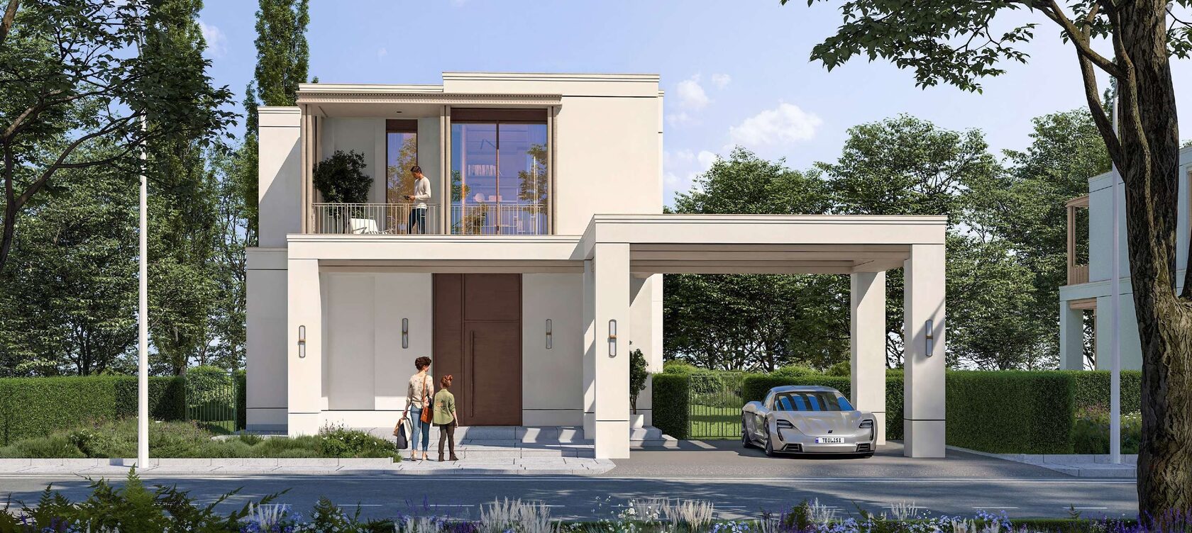 Вилла Spring в проекте Набережная Тбилиси (Tbilisi Waterfront) — визуализация проекта.