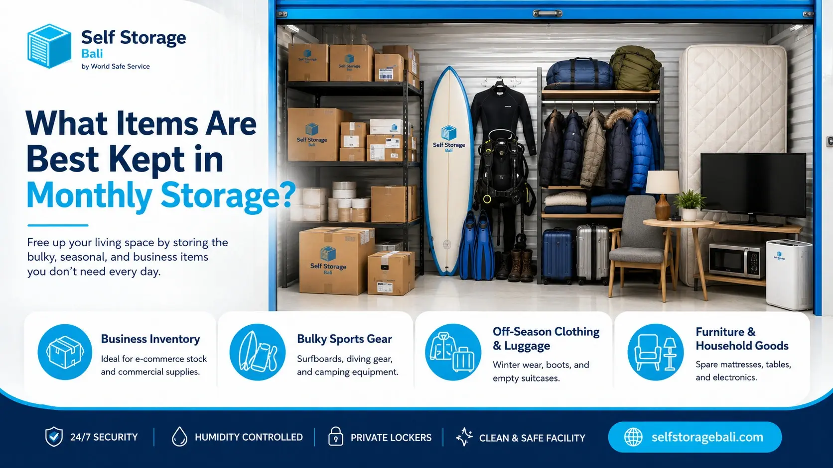 monthly storage bali